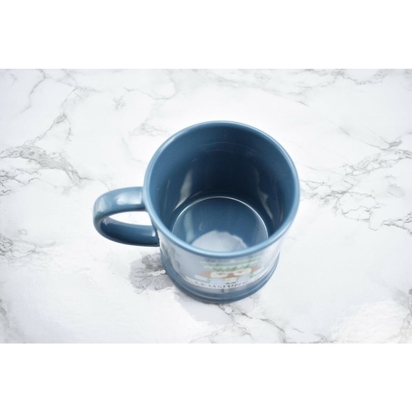 Threshold Holiday Nutcracker Crushing It Mug Blue Porcelain Christmas Coffee Cup - Picture 5 of 6